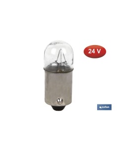 Pack of 10 Cofán Control T4 W (BA9s) 24 V Lamps