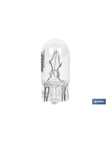 Lâmpada W5W 24V sem soquete para carro, moto e trator