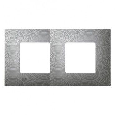 Funda intercambiable GRIS HELIOS 2 elementos Simon 27 PLAY 2700627-805