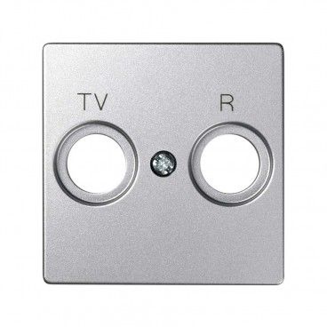 Placa para tomada indutiva R-TV de alumínio frio SIMON 82 DETAIL 82053-93