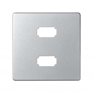 Placa para conector 2xusb 2.0 tipo a alumínio frio SIMON...