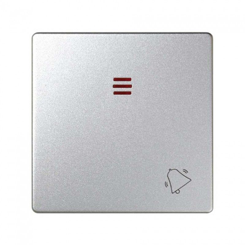 Tecla simple grabado campana con lum.  SIMON 82015-93