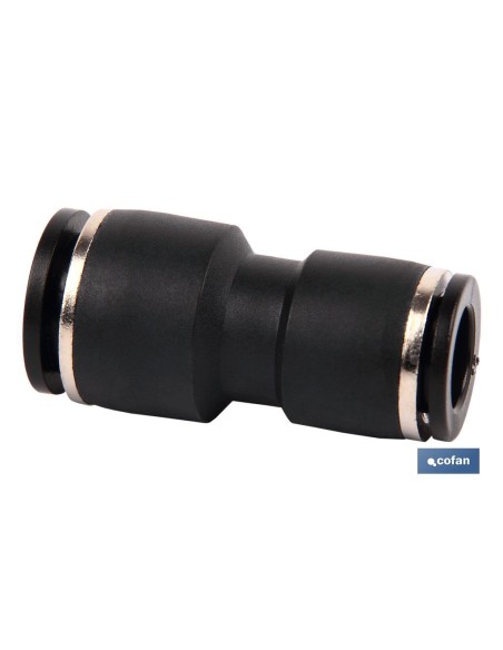 Pack of 10 quick reduction plastic couplings T-10/8