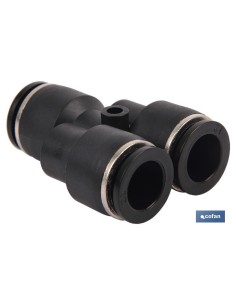 Pack of 5 quick Y-shaped connectors M-12 for electrical connections