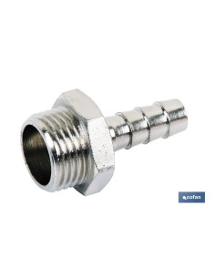 Pack of 2 cylindrical socket T-40 R-11/4 brass