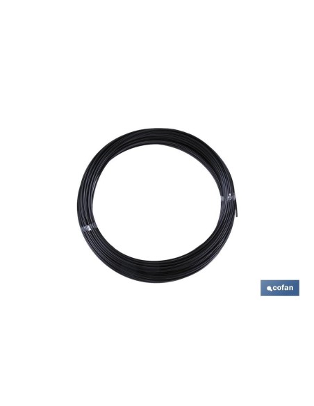 Pack mit 50 Einheiten Polyamidrohr DIN-73378 schwarz 12x15