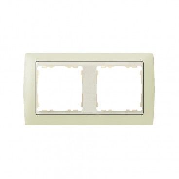 Moldura 2 elementos marfim SIMON 82 82720-31