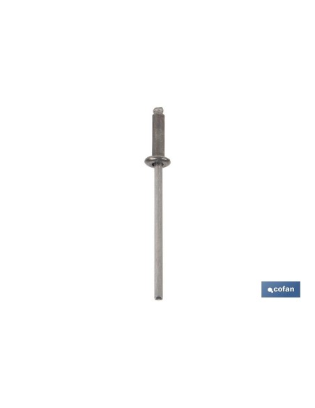 Pack 1000 unidades remache acero inox A-2 3.2 x 8 mm