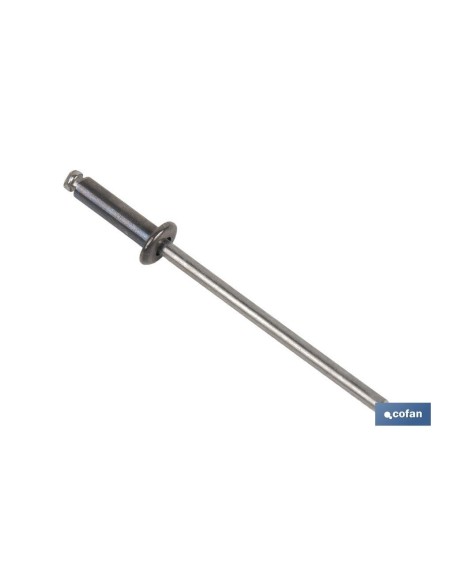 Pack de 1000 rivets en acier inoxydable A-2 3.2 x 12 mm