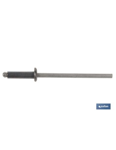 Pacote de 1000 rebites de aço inoxidável A-2 4 x 8 mm 2