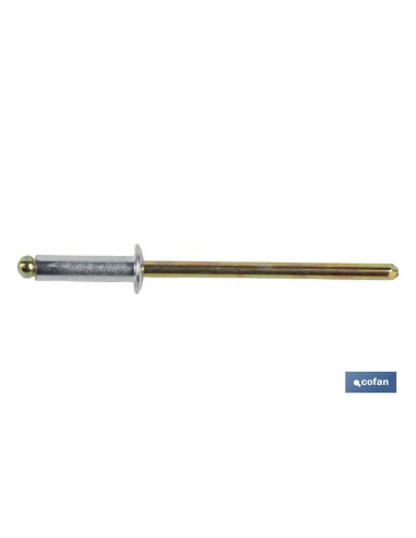 Pack de 500 Rivets en Acier 4 x 18 mm pour Union de Matériaux