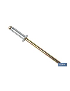 Pack of 500 steel rivets 4.8 x 8 mm for material joining 2