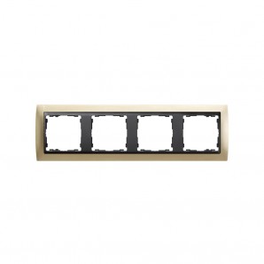 Marco 4 socket matt graphite elements cava SIMON 82844-34