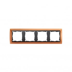 old frame 4 elements copper graphite socket SIMON 82844-36