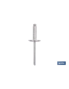 Pack de 250 Rivets en Aluminium Large D-16 4,8 x 16 mm