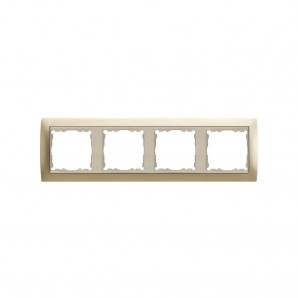 Matte frame 4 socket cava cava elements SIMON 82944-34