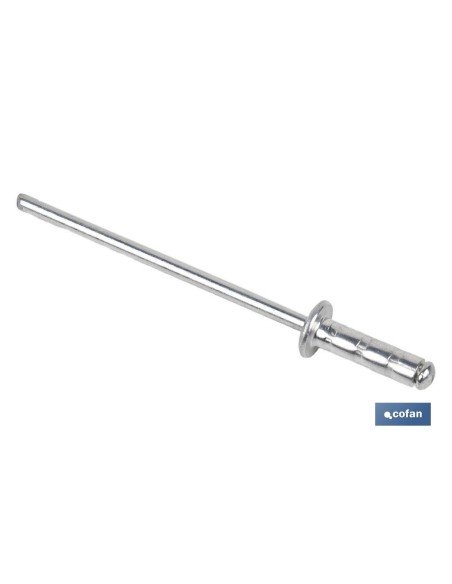 Pack mit 1000 Aluminium-Multigrip-Rivets 3,2 x 06 für schwere Lasten