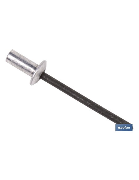 Pack de 1000 Rivets en Aluminium Étanches 4 x 8 mm