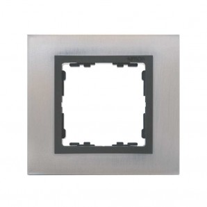 Moldura 1 elemento em aço inoxidável SIMON 82 NATURE 82...