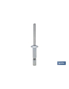 Pack de 500 rivets en acier structurel 4,8 x 10 mm