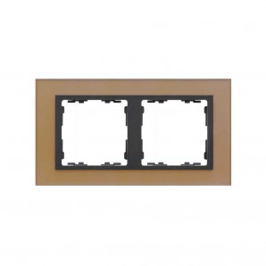 Frame 2 elements copper crystal nature SIMON 82827-34
