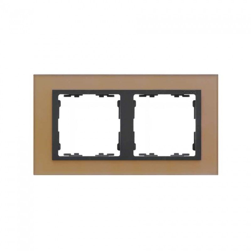 Marco 2 elementos nature cristal cobre SIMON 82827-34