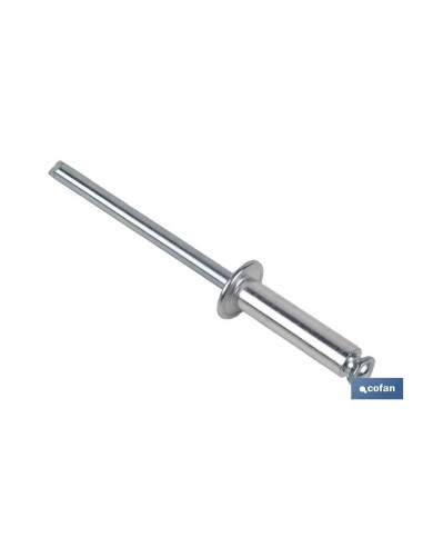 Pacco da 1000 Rivetti a Fiore 4x10 mm per Materiali Morbidi