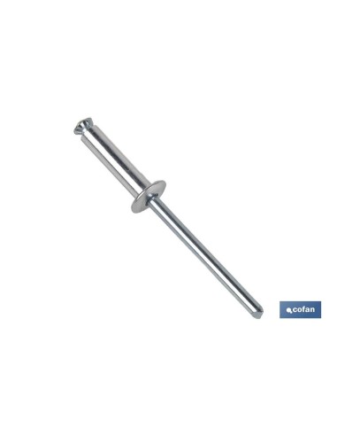Pack de 500 Rivets Fleur 4.8 x 16 mm pour Matériaux Souples