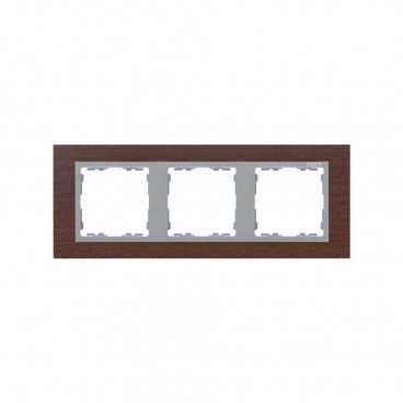 Wenge telaio in legno 3 elementi SIMON 82.937-65