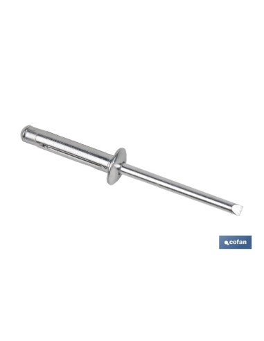 Pack de 500 rivets en aluminium trèfle 4.8 x 15 mm pour fixations sécurisées