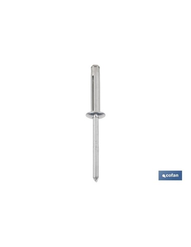 Pacote com 250 rebites de alumínio Trébol 4.8 x 20 mm