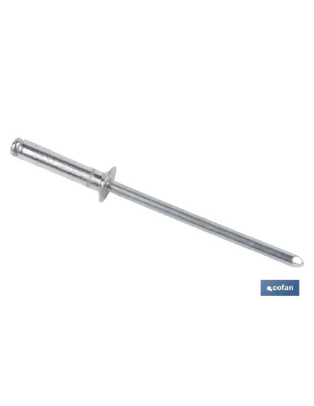 Pacchetto di 1000 rivetti in alluminio svasati 3,2 x 14 mm