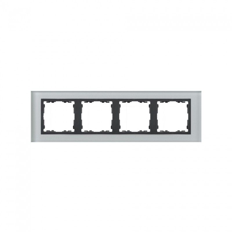 4 Elemente Rahmen Glas grau SIMON 82.847-35