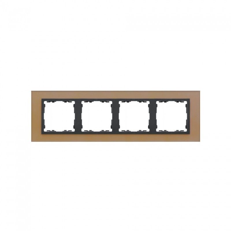 Moldura 4 elementos natureza vidro cobre SIMON 82 NATURE 82847-34
