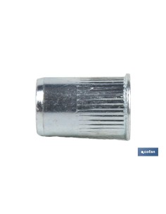 Pack 1000 tuercas remachables ranuradas acero M5