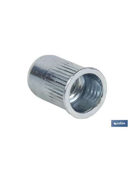 Pack of 200 M10 Steel Slotted Rivet Nuts