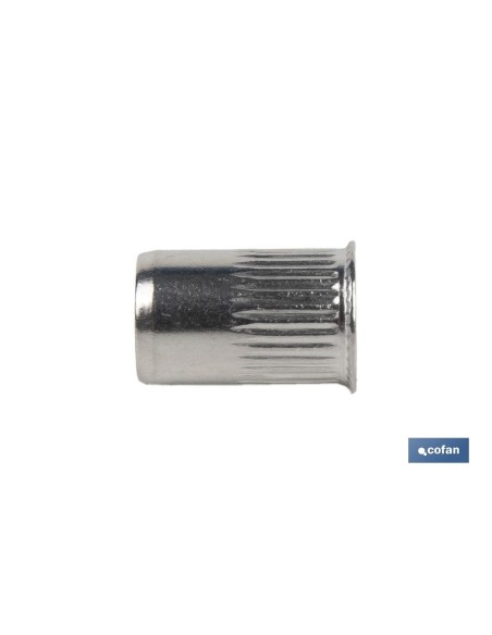 Pack of 1000 Low-Head Flanged Rivet Nuts A-2 M3
