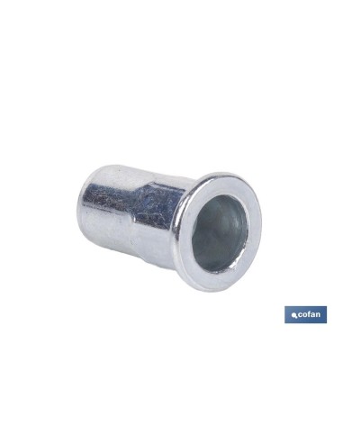 Pack de 250 écrous rivetables semihexagonaux M8 x 17,5 acier