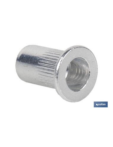 Pack mit 1000 zylindrischen Blindnietmuttern M4 x 10