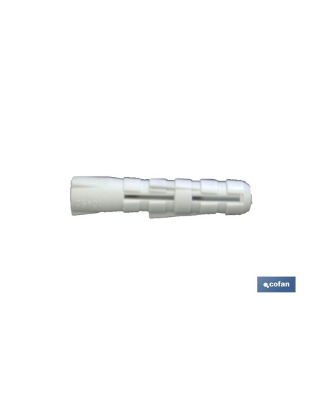 Pack de 12 Tacos en Polyéthylène 10 mm avec Blister Standard