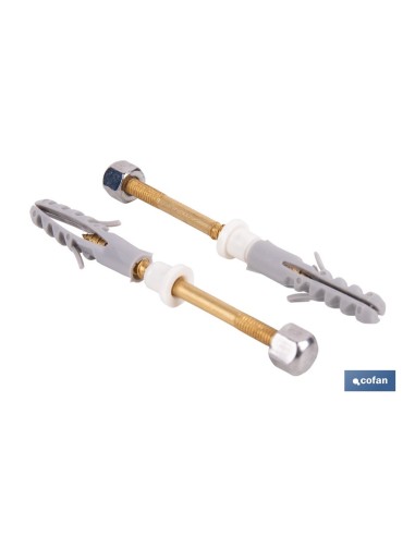 Toilet Installation Kit 5 x 80 in Brass