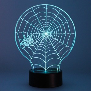 Table lamp 3D spider web CR 05-789-01-777