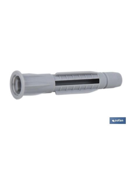 Pack of 80 universal plugs 8 mm with collar