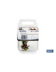 Pack 10 unidades tornillos hexagonales 6.8 en blíster estándar