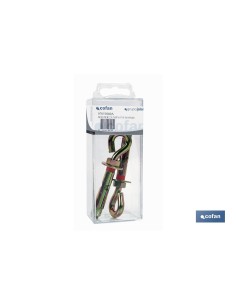 Pack mit 10 Metallankern mit Ring 6/8x45 im Blister 2
