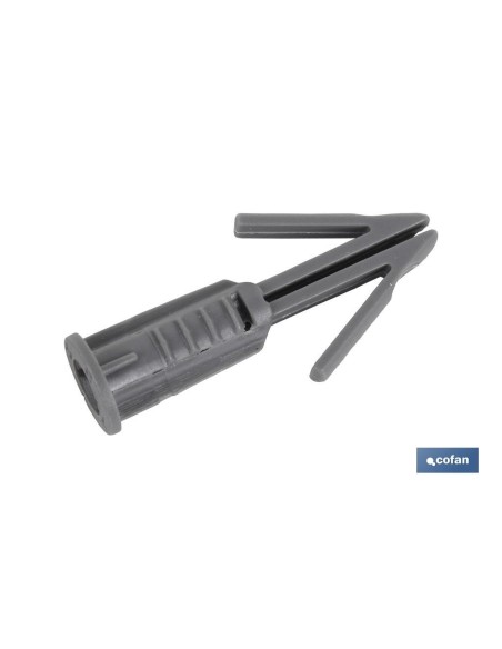 Pacote com 100 unidades de taco flecha para placas de gesso 6 x 17 mm