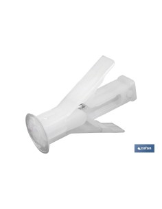 Pack 50 unidades taco pladur con alas 8 x 42 mm