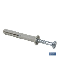 Pack de 100 unités de cheville à frapper collerette 8x80 2