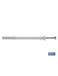 Pack of 100 units flat collar impact plug 5x30