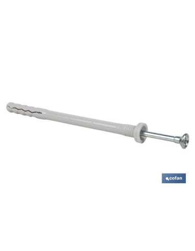 Pack of 100 flat collar impact anchors 5x50